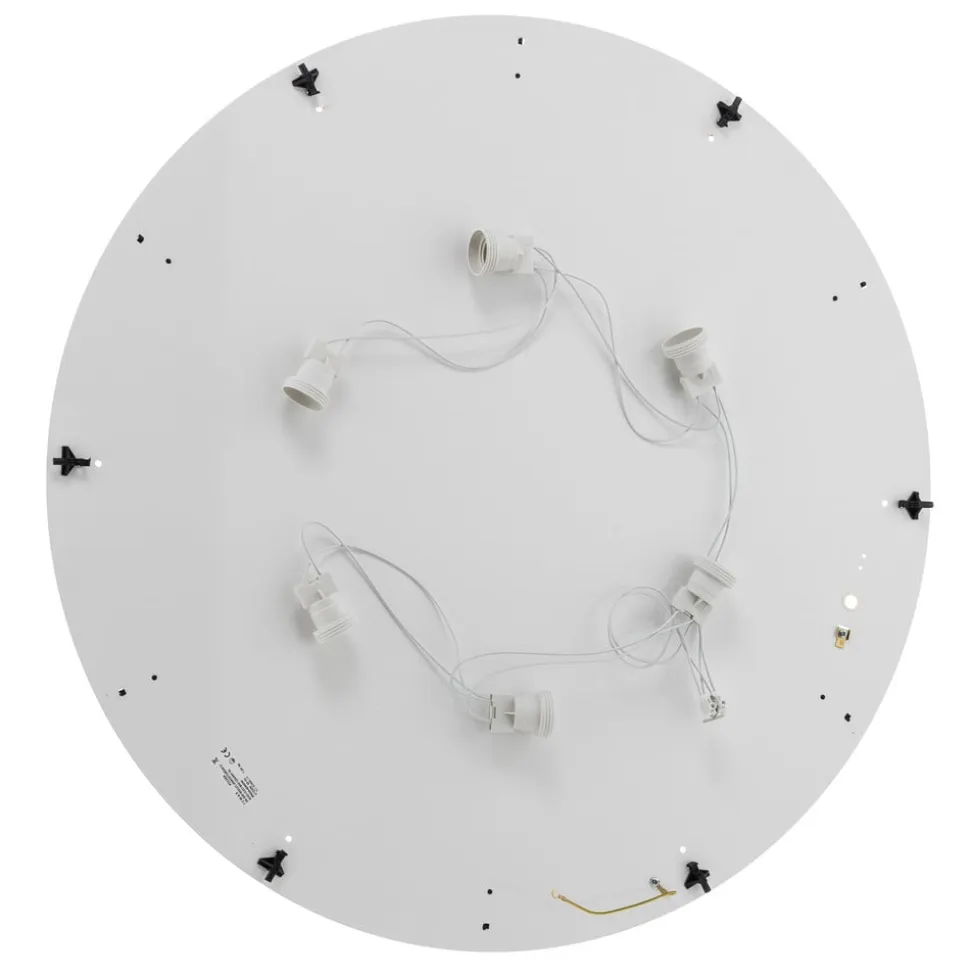 Cleo loftlampe med glasdiffusor, sort, Ø 78 cm