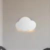 Cloud væglampe, hvid, stål, indirekte lys, 38 x 27 cm