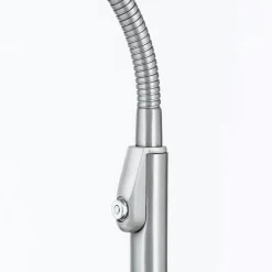 Cobra LED-gulvlampe 1 lyskilde, nikkelfarvet
