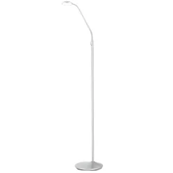 Cobra LED-gulvlampe 1 lyskilde, nikkelfarvet