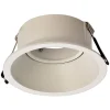 Comfort indbygningslampe, rund, mat hvid