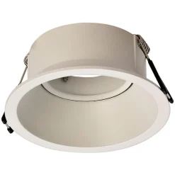 Comfort indbygningslampe, rund, mat hvid