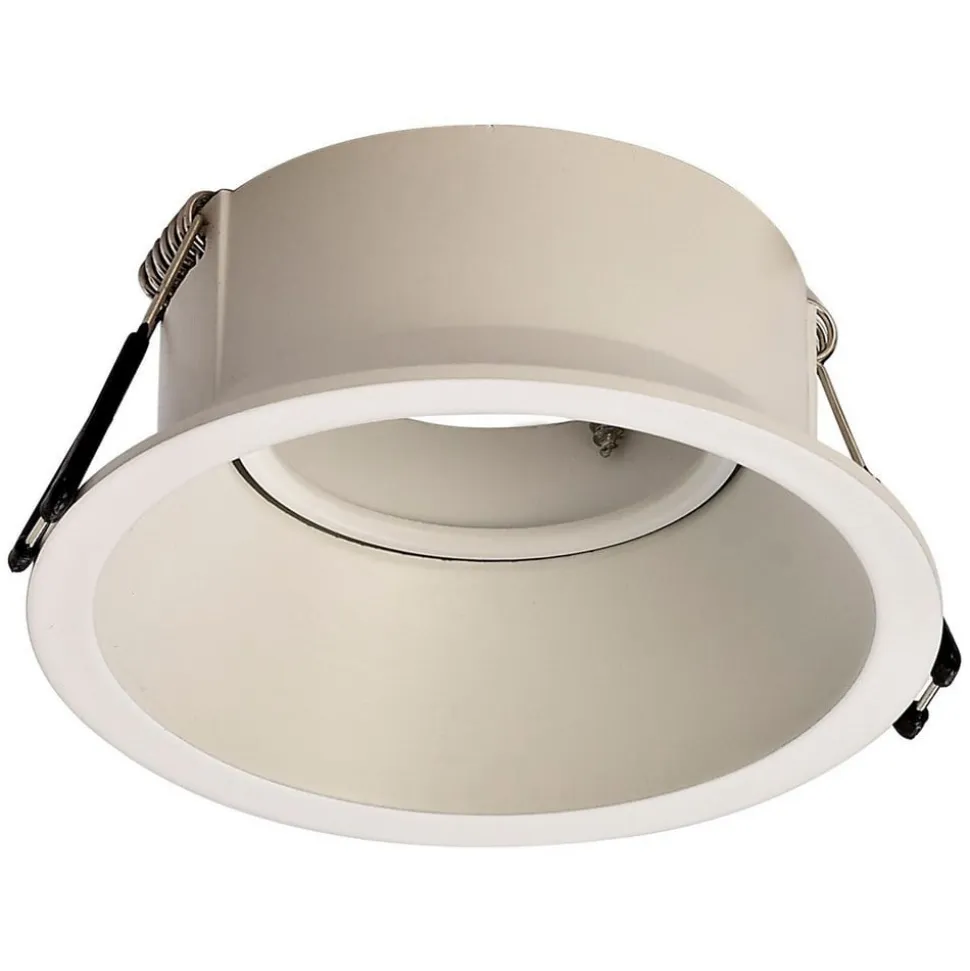 Comfort indbygningslampe, rund, mat hvid