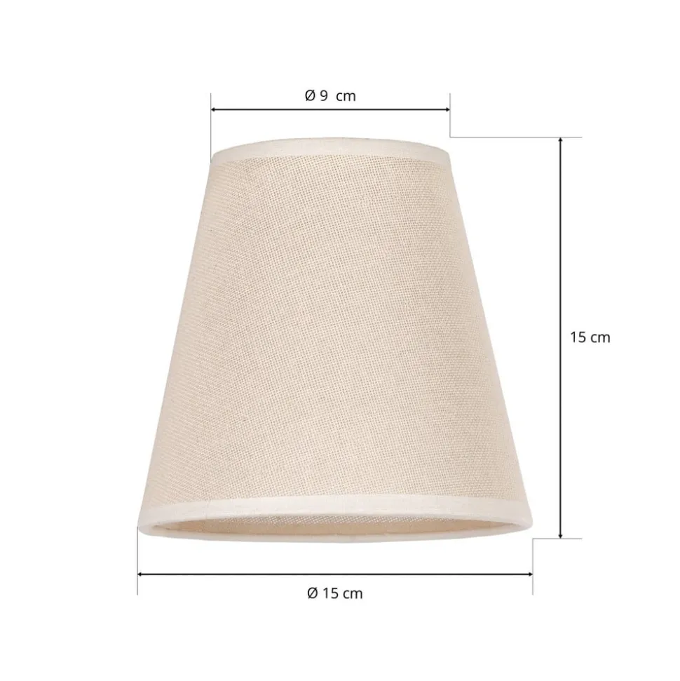 Cone AB lampeskærm, Ø 15 cm, beige
