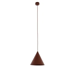 Cono pendel, enkelt lys, Ø 25 cm, teglrød
