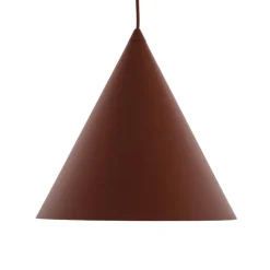 Cono pendel, enkelt lys, Ø 25 cm, teglrød