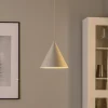 Cono pendel, enkeltlys, Ø 25 cm, beige