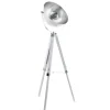 Covaleda gulvlampe med trefod, hvid, sølv