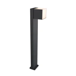 Cuba LED-gadelampe, 1 lyskilde, antracit, 3.000 K