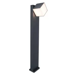Cuba LED-gadelampe, 1 lyskilde, antracit, 3.000 K