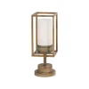 Cubic³ 3369 sokkellampe antik messing/opal
