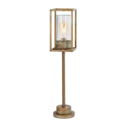 Cubic³ 3370 væglampe antik messing/klar