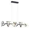 Curls LED-hængelampe, sort, metal, 99 cm lang, dæmpbar