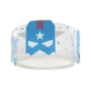 Dalber Blue Hero loftlampe, hvid/blå, Ø 33 cm