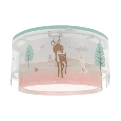 Dalber børneloftslampe Loving Deer, hjortemotiv