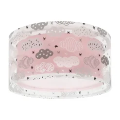 Dalber Cloud Pink loftslampe, Ø 33 cm, rosa