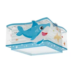 Dalber Little Shark loftlampe, havmotiv 1 lyskilde
