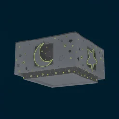 Dalber Moonlight loftlampe t børneværelse 1 lk grå