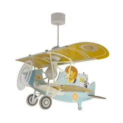 Dalber pendellampe Lion Plane, farverig, træ/plast