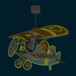 Dalber pendellampe Lion Plane, farverig, træ/plast