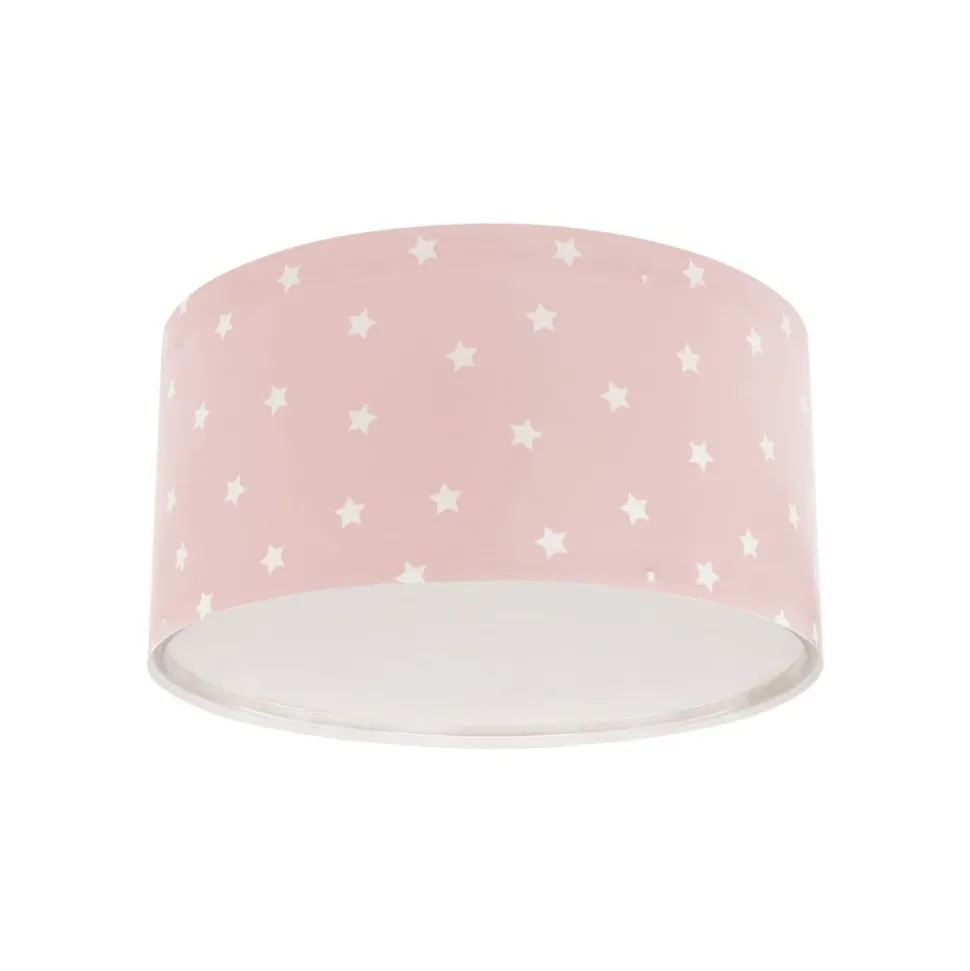 Dalber Star Light loftslampe til børn, pink