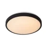 Dasher LED loftlampe, sort, Ø 34,8 cm, 2700 K, IP44