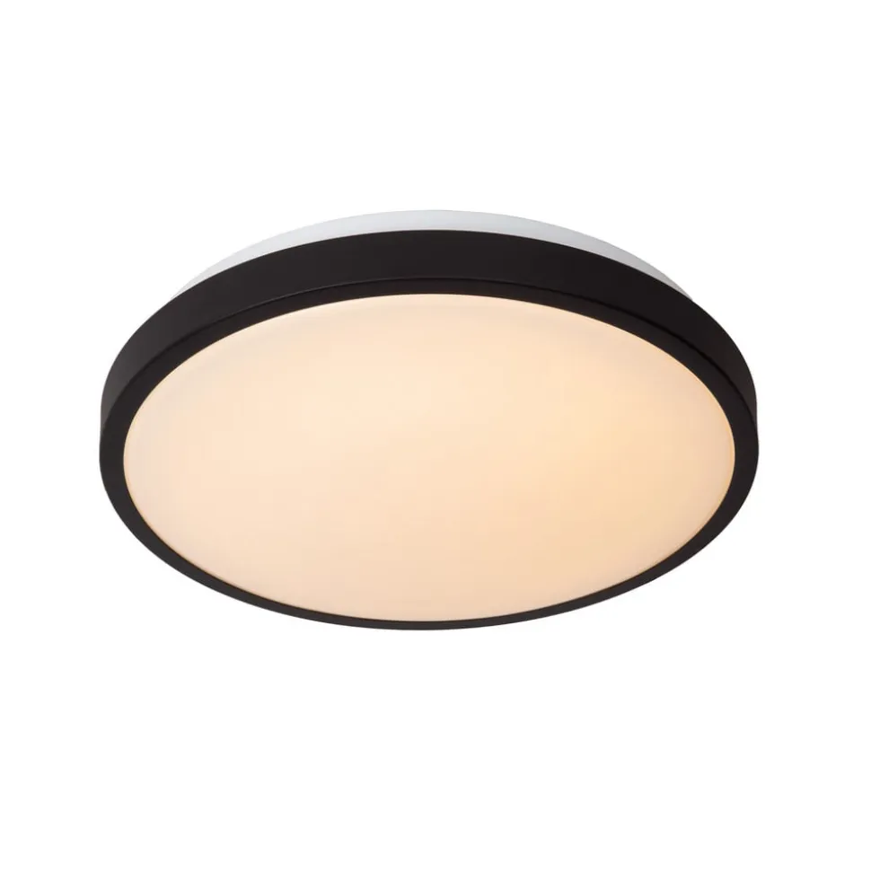 Dasher LED loftlampe, sort, Ø 34,8 cm, 2700 K, IP44