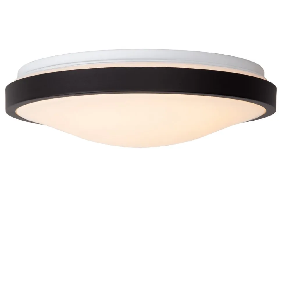 Dasher LED loftlampe, sort, Ø 34,8 cm, 2700 K, IP44