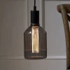 Decoled LED-pære E27 1 W 2.000 K røggrå