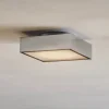 Decor Walther Cut LED-loftlampe, krom, 18x18 cm