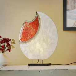 Dekoreret bordlampe YOKO