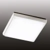 Desdy LED udendørs loftlampe, 24 x 24 cm, hvid