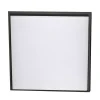 Desdy LED-loftlampe, 30 x 30 cm, IP54, sort