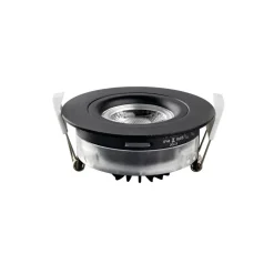 DL6809 LED-downlight, rundt, sort