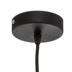 Dorina hængelampe, grøn/guld Ø 40cm