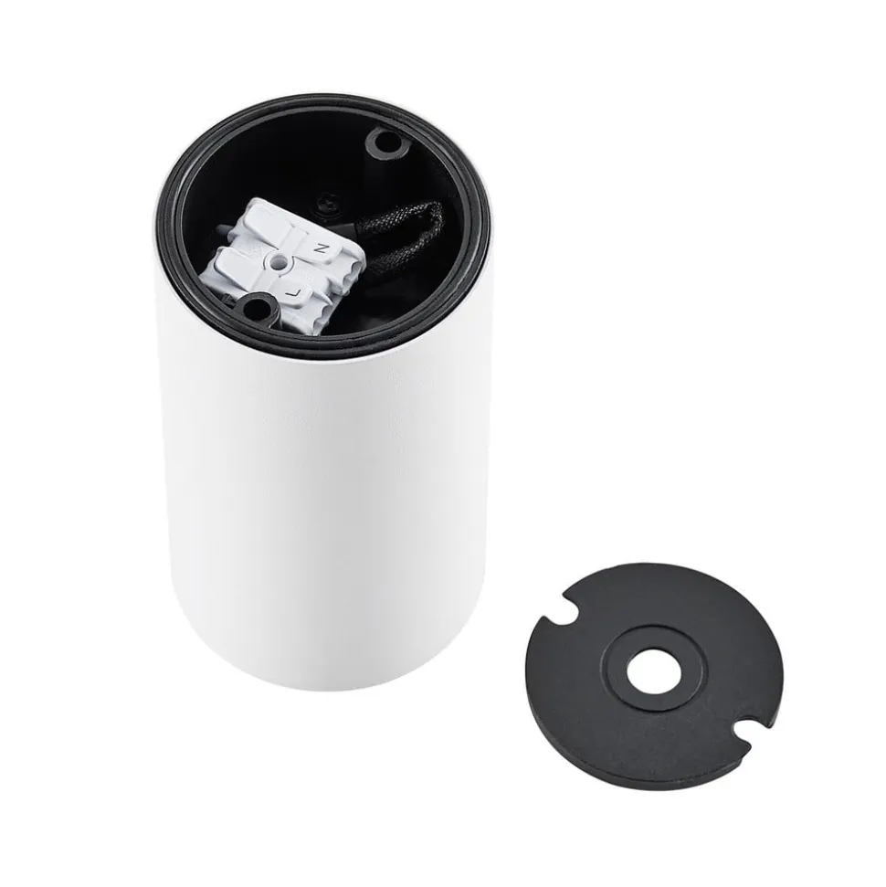 Downlight CAN, hvid, IP44, Ø 6 cm, metal, GU10