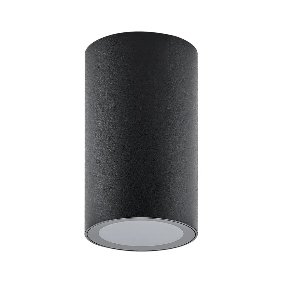 Downlight CAN, sort, IP44, Ø 6 cm, metal, GU10