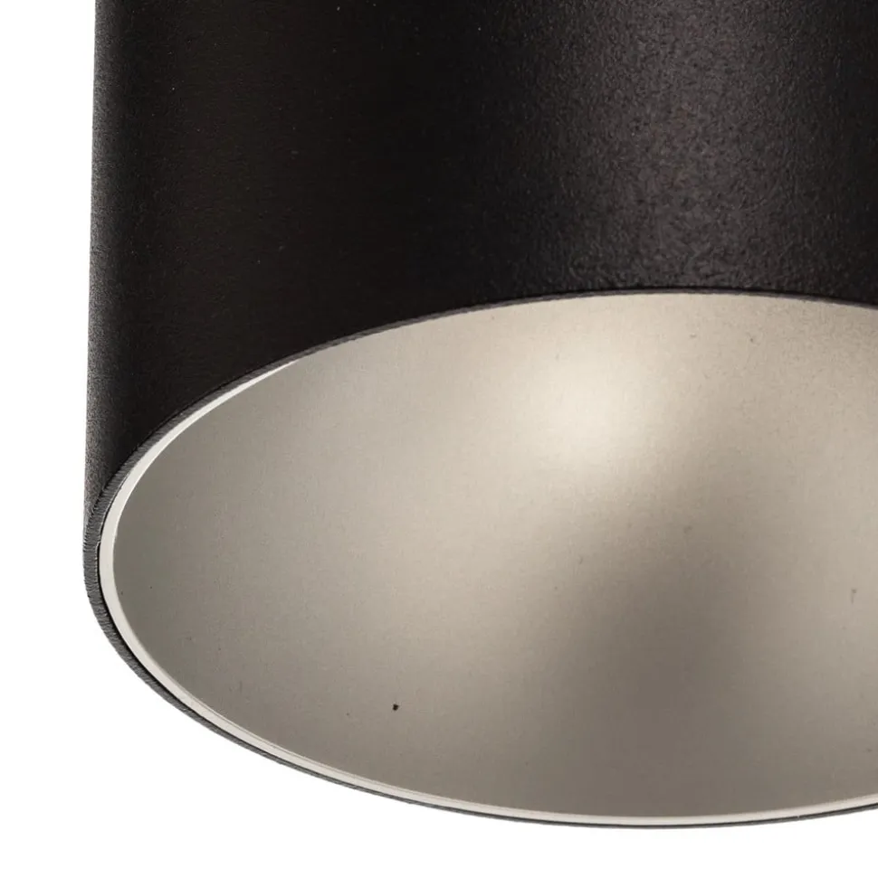Downlight Point Tone, sort, indvendig sølv
