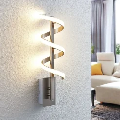 Drejet LED-væglampe Pierre