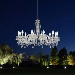 Drylight S12 - udendørs LED-lysekrone,12 lyskilder