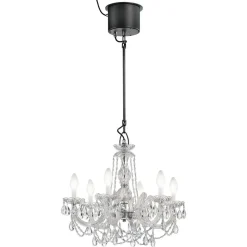Drylight S6 - udendørs LED-lysekrone,6 lyskilder
