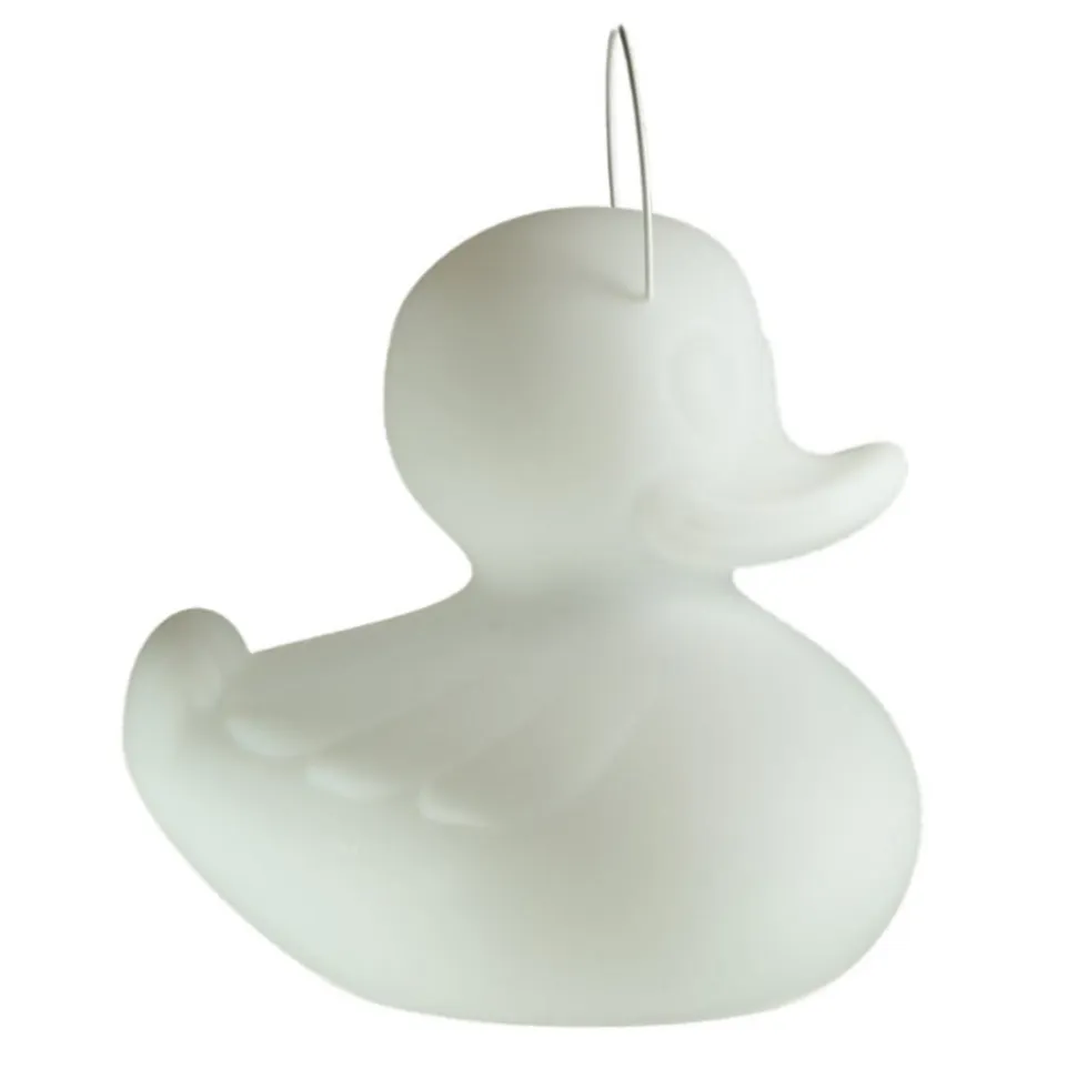 DUCK-DUCK XL udendørs LED-designerlampe, hvid