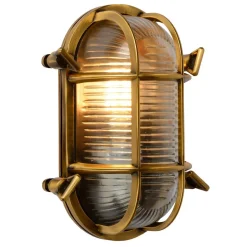 Dudley udendørs væglampe, messing