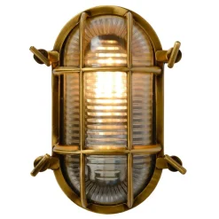 Dudley udendørs væglampe, messing