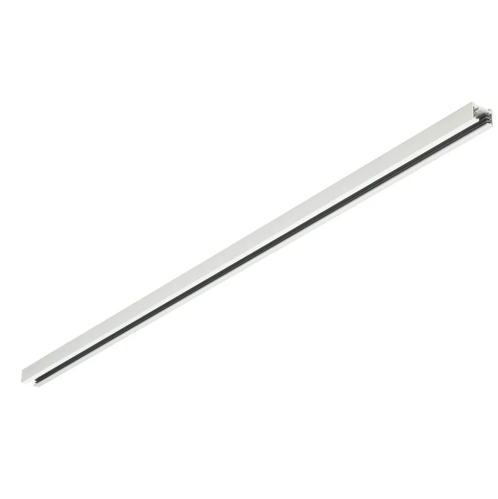 dUOline 2-faset skinne, hvid mat, 100 cm