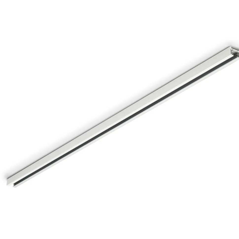 dUOline 2-faset skinne, hvid mat, 100 cm