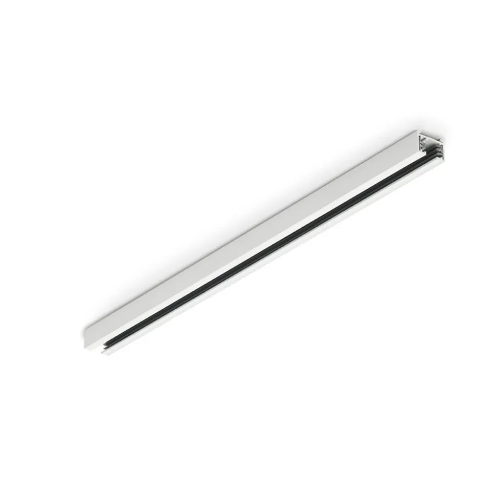 dUOline 2-faset skinne, hvid mat, 50 cm