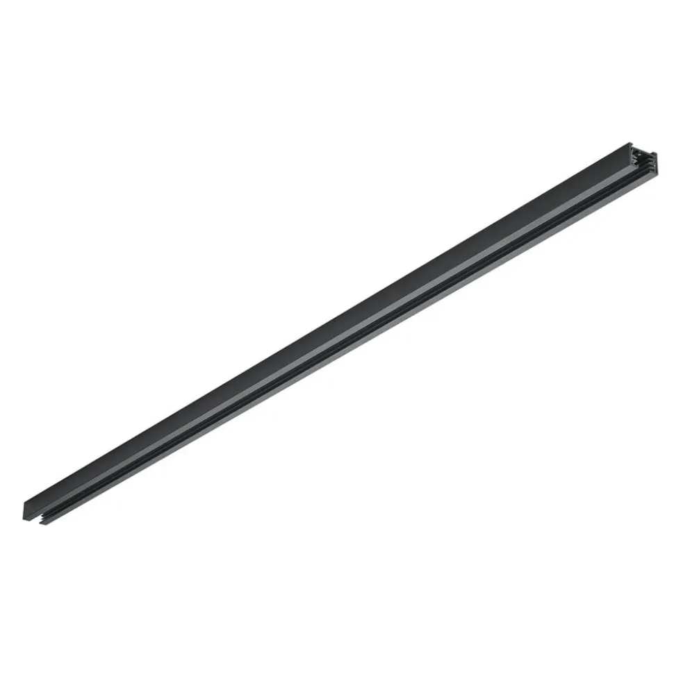 dUOline 2-faset skinne, sort mat, 100 cm