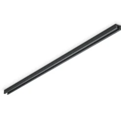 dUOline 2-faset skinne, sort mat, 100 cm