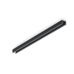 dUOline 2-faset skinne, sort mat, 50 cm